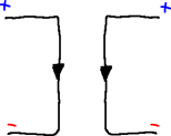 Strom fließt gleichsinnig